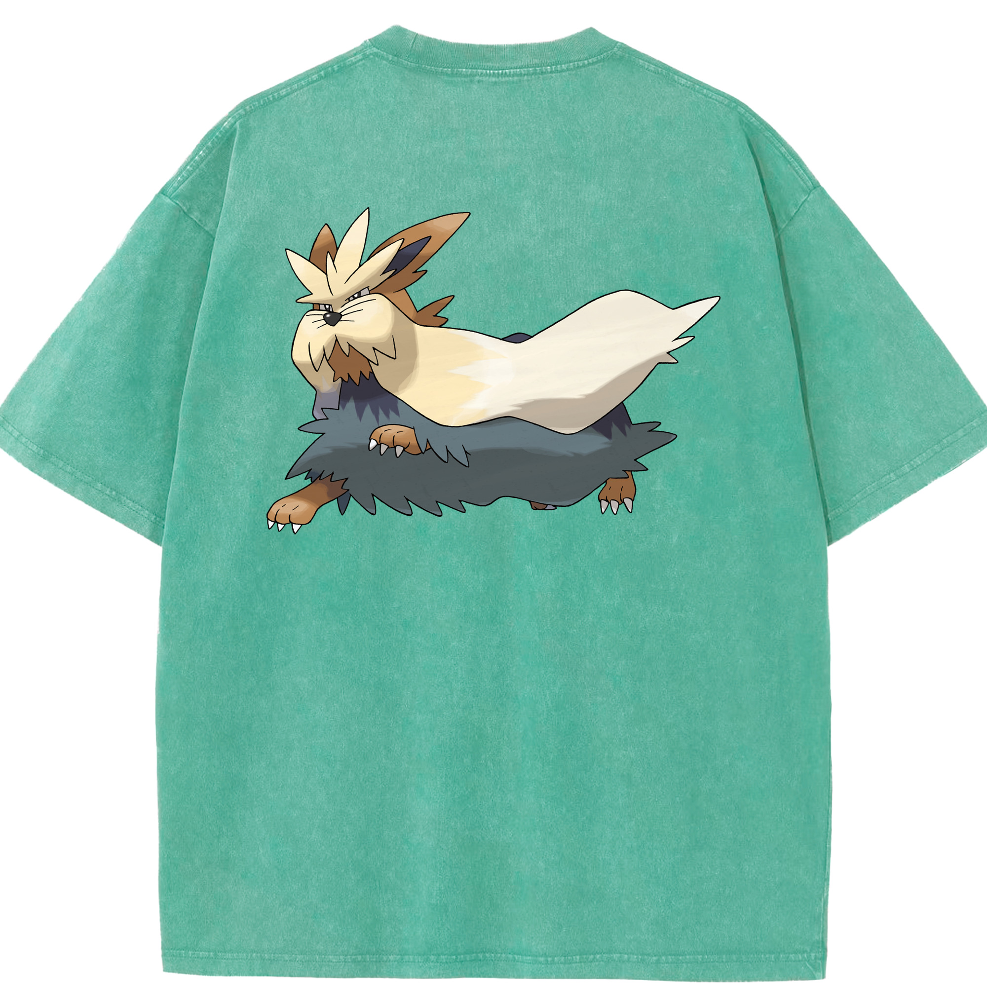 （画像用） ポケットモンスター Pokémon 綿100% ヴィンテージ風 半袖Tシャツ（背面プリント）